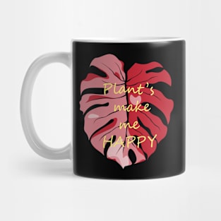 Plant's make me happy Mug